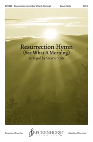Resurrection Hymn SATB choral sheet music cover Thumbnail